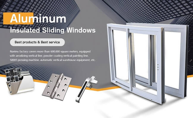 ventana de desplazamiento de aluminio