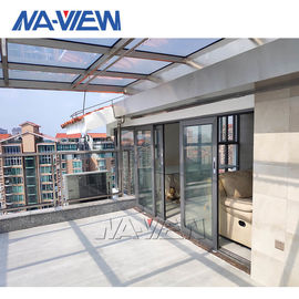 China Adición prefabricada del Sunroom del paquete plano del solo de la cuesta Sunroom recto del tejado fábrica