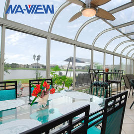 China Sunroom curvado recintos del marco de acero del Sunroom del tejado de la cubierta de Four Seasons fábrica