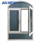 Marco de aluminio de cristal moderado doble Windows de Guangdong NAVIEW proveedor