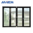 Lado de aluminio largo grande americano Windows de desplazamiento múltiple plegable plegable del estándar de Guangdong NAVIEW para la casa proveedor