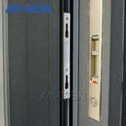 El dormitorio de Guangdong NAVIEW teñió la puerta del negro del diseño del precio que resbalaba la ventana de aluminio proveedor