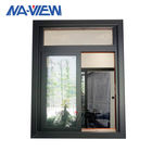 El solo claro de Guangdong NAVIEW moderó la ventana de desplazamiento de aluminio del color negro de aluminio de cristal del marco proveedor
