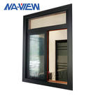 Vertical de aluminio del negro de Guangdong NAVIEW que desliza el doble Hung Window proveedor