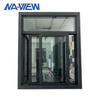 El doble de aluminio residencial de Guangdong NAVIEW esmaltó la ventana de desplazamiento de aluminio negra de los marcos proveedor