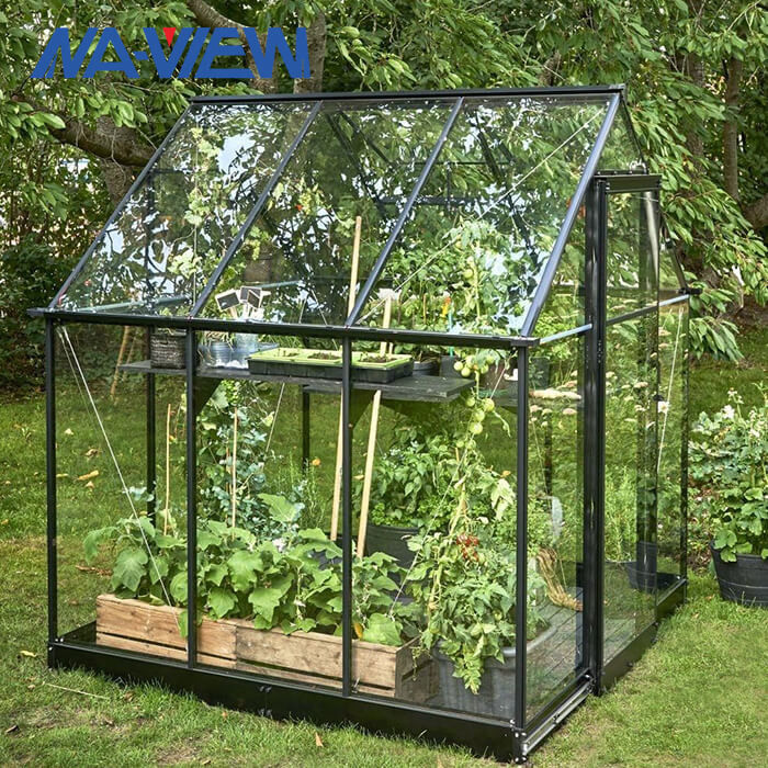 Invernadero del jardín del edificio pequeños equipos del invernadero de la cubierta en una cubierta de madera proveedor
