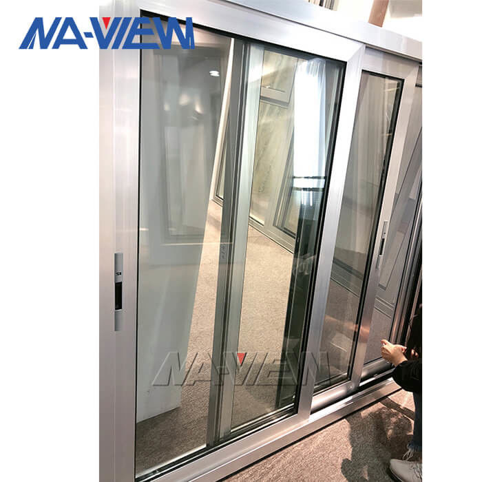 Precio BI-plegable de la ventana de desplazamiento del acordeón delantero residencial de aluminio al por mayor de la tienda de Guangdong NAVIEW proveedor