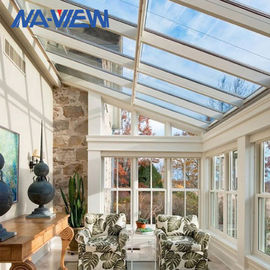 4 estaciones escogen el Sunroom del tejado de la cuesta toda la adición de cristal de los recintos del Sunroom