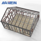 Diseño defendido prefabricado vidrio de aluminio del tejado de la electroforesis del pórtico proveedor