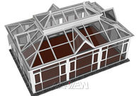 Todo sazona el tejado de inclinación del Sunroom de la extensión de la construcción moderna del recinto proveedor